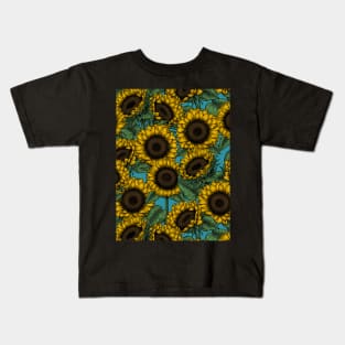 Sunflower field 2 Kids T-Shirt